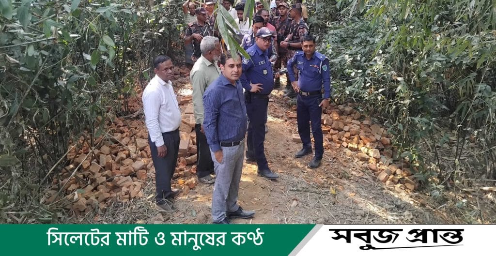 জকিগঞ্জে সরকারি রাস্তার ইট উধাও: প্রশাসনের অভিযানে উদ্ধার, আটক ৬