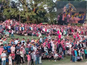 কুশিয়ারার দুই তীরে বাংলাদেশ-ভারতের সম্প্রীতির মিলনমেলা, জকিগঞ্জে দুর্গাপ্রতিমা বিসর্জন