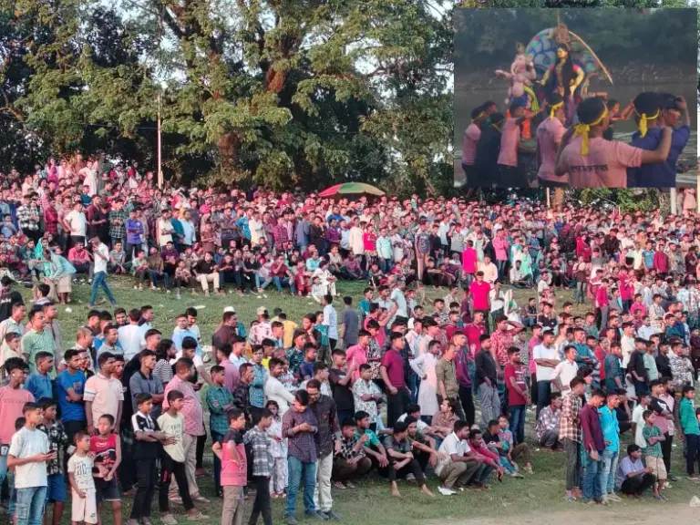 কুশিয়ারার দুই তীরে বাংলাদেশ-ভারতের সম্প্রীতির মিলনমেলা, জকিগঞ্জে দুর্গাপ্রতিমা বিসর্জন