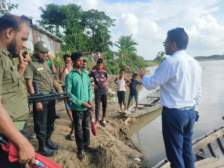 জকিগঞ্জে সুরমা নদীর বালুমহালে মোবাইল কোর্ট, ডিমার্কেশনের বাইরে বালু উত্তোলনের অভিযোগের সত্যতা মেলেনি