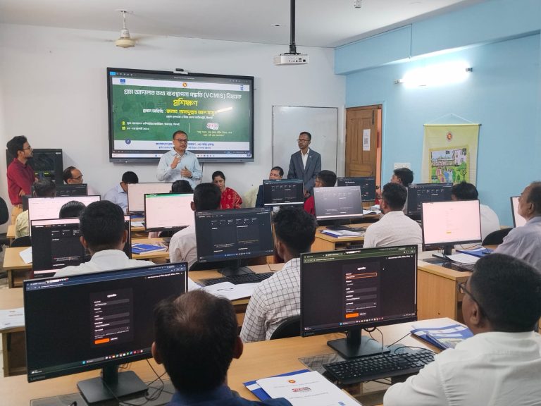 সিলেটে গ্রাম আদালতের তথ্য ব্যবস্থাপনা বিষয়ক ১৩ ব্যাচের প্রশিক্ষণের উদ্বোধন