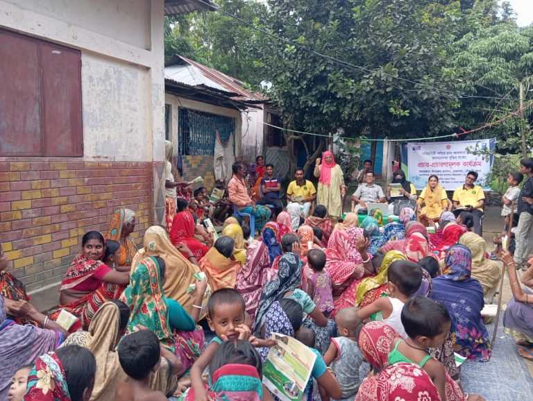 রাজনগরে শব্দকর নৃতাত্ত্বিক জনগোষ্ঠীর মধ্যে গ্রাম আদালত বিষয়ে সচেতনতা সৃষ্টিতে উঠান বৈঠক