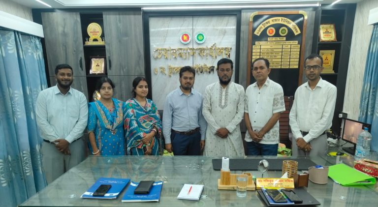 সিলেট সদরের দুই ইউনিয়নে গ্রাম আদালত কার্যক্রম পরিদর্শনে ইউএনডিপির কর্মকর্তারা