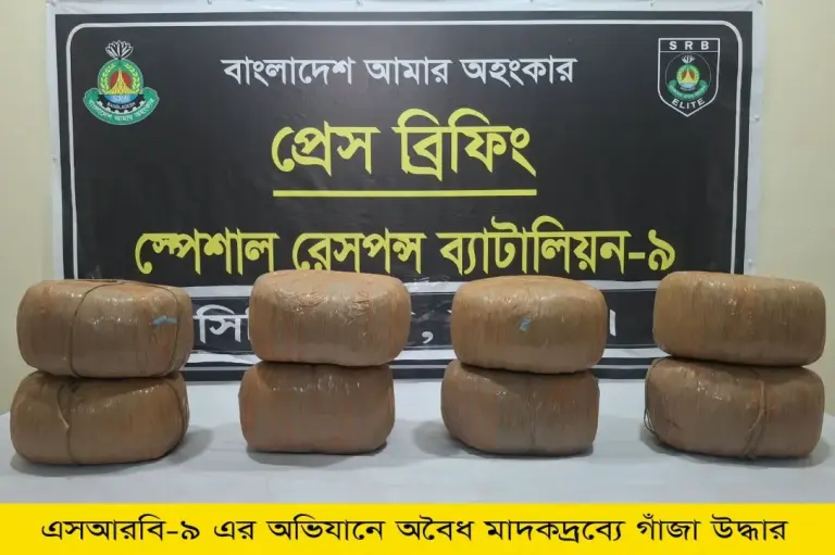 সিলেটের দুই উপজেলায় র‍্যাবের অভিযান, গাঁজাসহ গ্রেপ্তার ২
