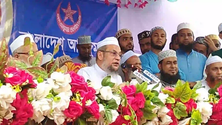 জকিগঞ্জে আজ বড় অসহায় অবস্থায় প্রোগ্রাম করতে হচ্ছে, প্রশাসন কেন বাধা দিচ্ছে?  —সাবেক এমপি হুছামুদ্দীন চৌধুরী