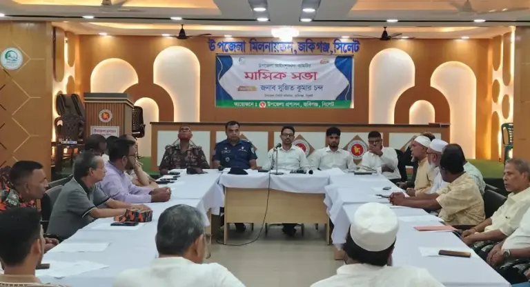 শেওলা-জকিগঞ্জ সড়কের কাজে কঠোর নজরদারি, চুরি-ডাকাতি রোধে ইউনিয়ন ভিত্তিক কমিটি