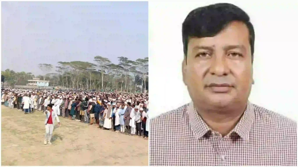 বিশ্বনাথে ধানের শীষের মিছিলে অসুস্থ হয়ে বিএনপি নেতার মৃত্যু, শেষ বিদায়ে মানুষের ঢল