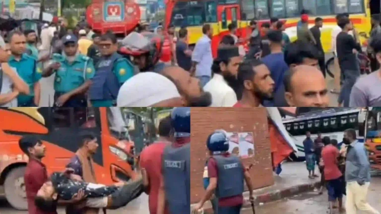 সিলেট বাস টার্মিনালে শ্রমিকদের দুই পক্ষে সংঘর্ষ, আহত অনেকে