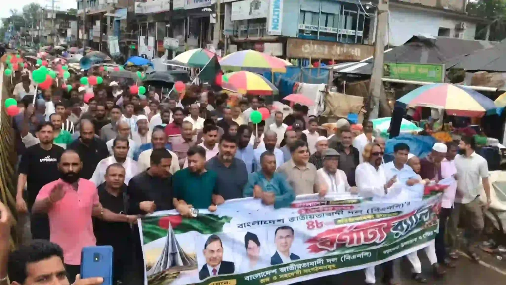 বড়লেখায় বিএনপির ৪৮তম প্রতিষ্ঠাবার্ষিকী উপলক্ষে র্যালি আলোচনা সভা অনুষ্ঠিত