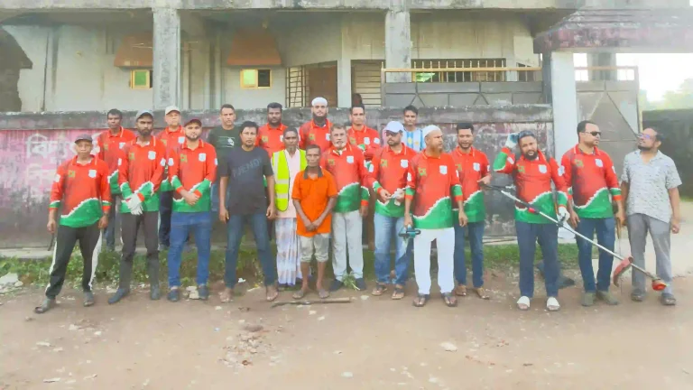 গোলাপগঞ্জ পৌরসভার ৩নং ওয়ার্ডে পরিচ্ছন্নতা অভিযান