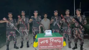 বড়লেখায় বিজিবির টহল দলের অভিযানে ১৬ পিস ইয়াবাসহ আটক ১