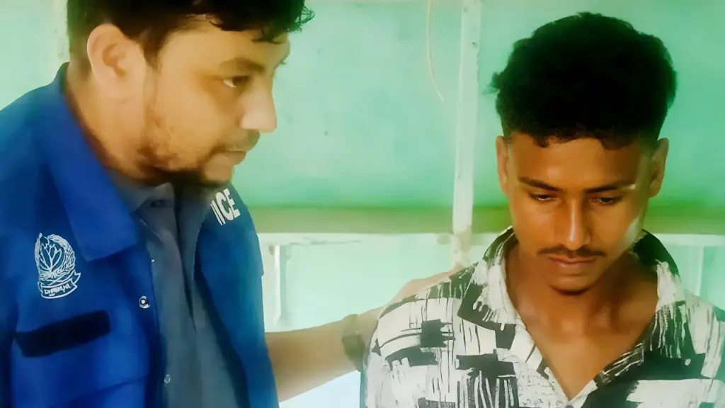 হবিগঞ্জে আইফোন ১১ ছিনিয়ে নিতে বন্ধুকে গলা কেটে হত্যা, পুলিশের হাতে গ্রেফতার অভিযুক্ত তরুণ