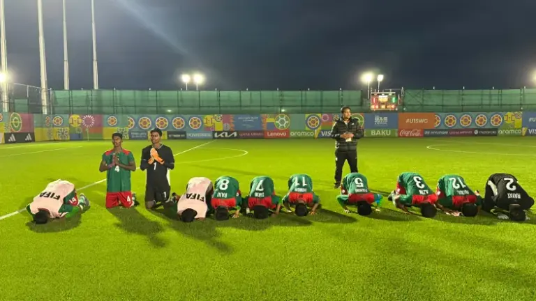 টাইব্রেকারে সিঙ্গাপুরকে টপকে ফিফা অনূর্ধ্ব-১৫ বিশ্বকাপের কোয়ার্টার ফাইনালে বাংলাদেশ